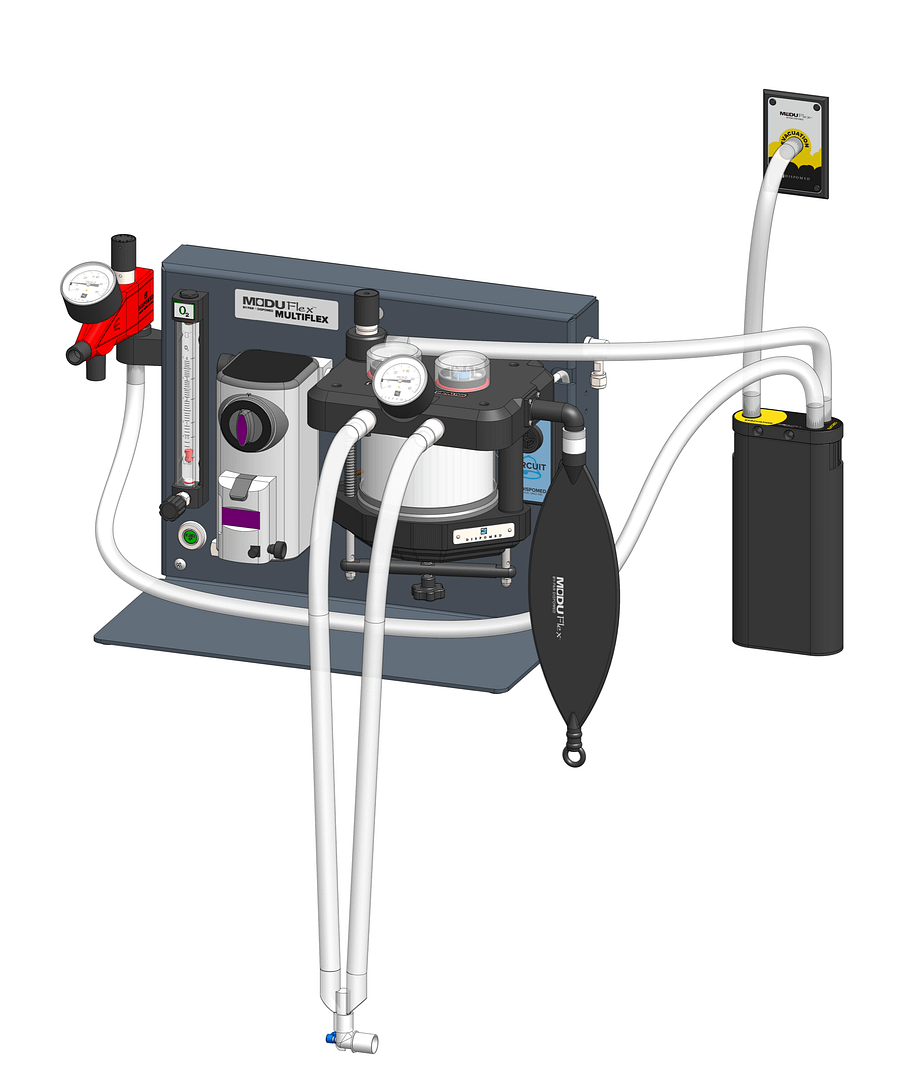 Moduflex Multiflex Veterinary Anesthesia Machine #5