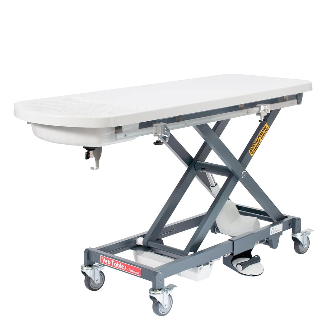 Scissor Table with Fiberglass Dental Top